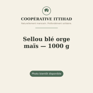 Sellou (blé dur, orge & maïs) — 1000 g
