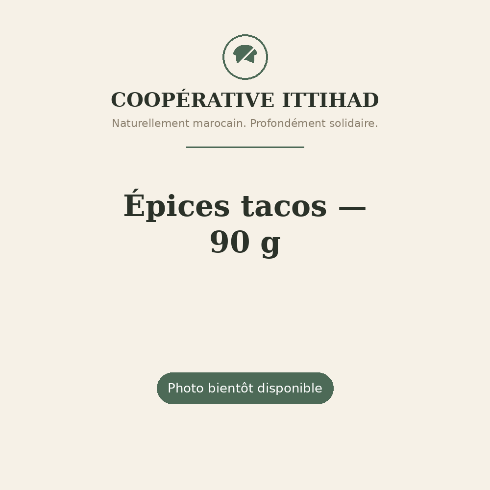 Épices tacos — 90 g