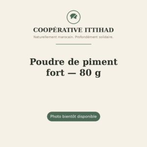 Poudre de piment fort — 80 g