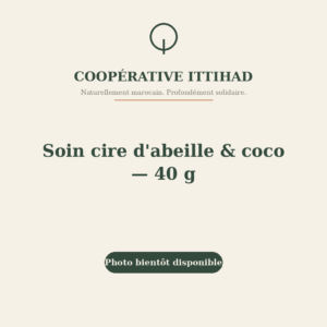 Soin cire d'abeille & coco — 40 g